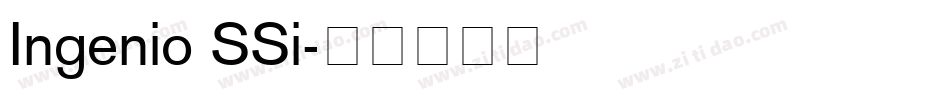 Ingenio SSi字体转换